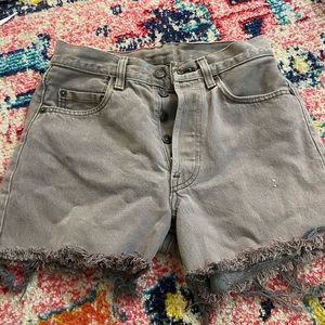 Purplish Levi Denim Shorts